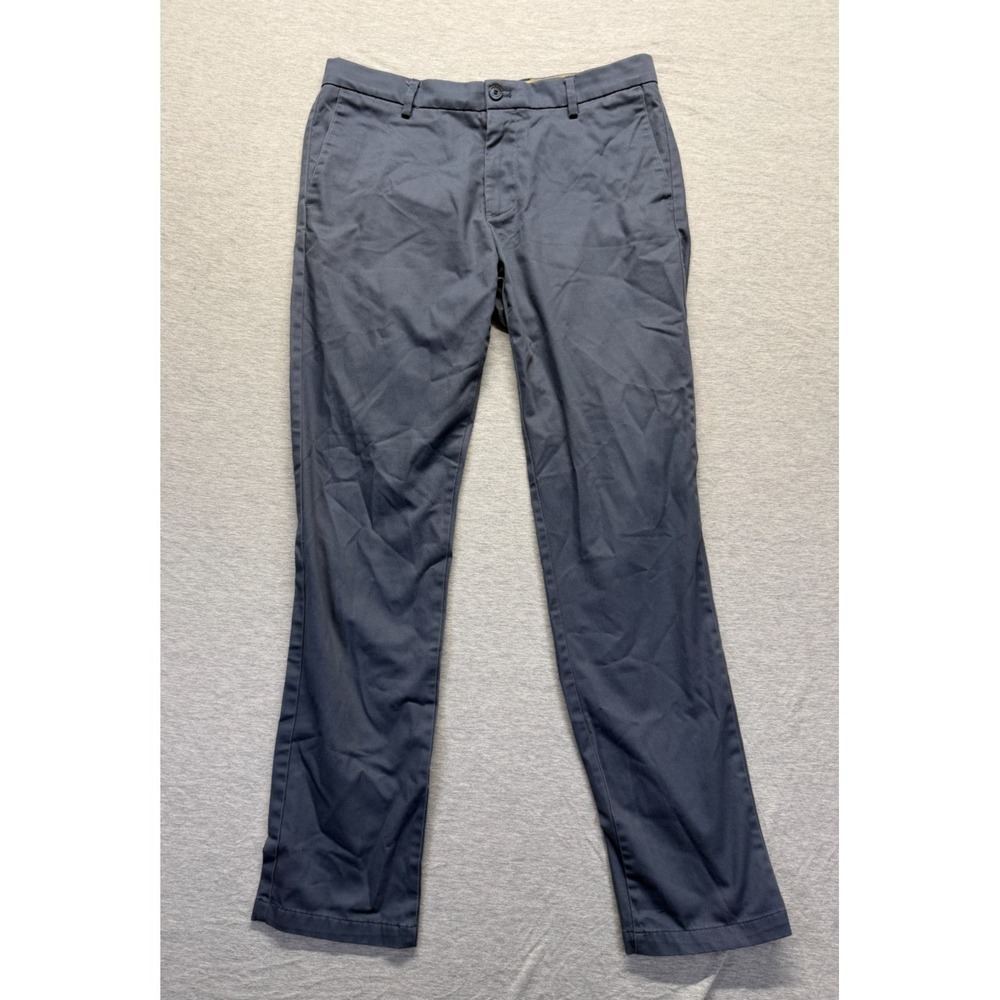 Dockers Flex Comfort‎ Slim Chino Pants 36 Slate Blue Cotton Straight Leg Casual